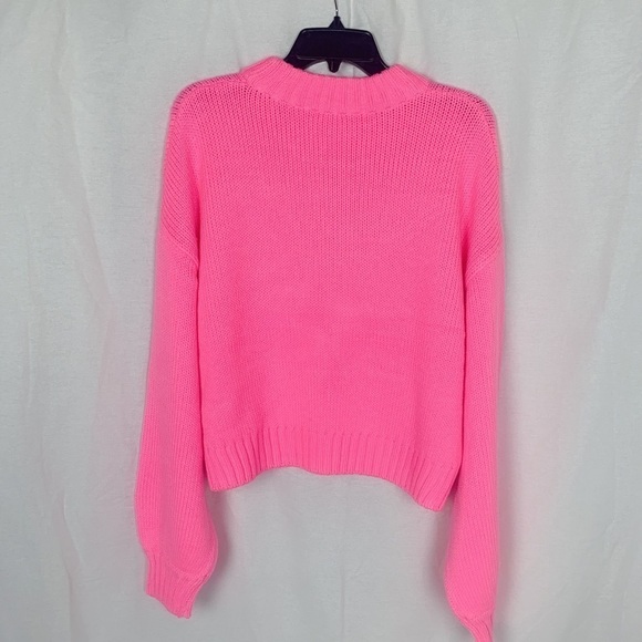 The Fifth Label Skyway Knit Pullover Sweater Pink Size L NWT - Picture 8 of 11